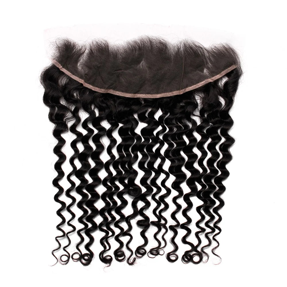 Hair 13x4 HD Lace Frontal Deep Wave Small Knots Preplucked Hairline