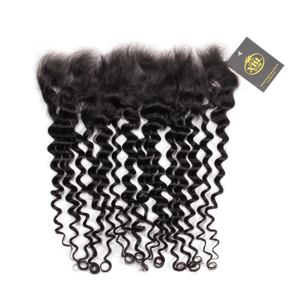 Hair 13x4 HD Lace Frontal Deep Wave Small Knots Preplucked Hairline