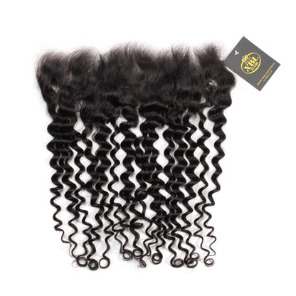 Hair 13x4 HD Lace Frontal Deep Wave Small Knots Preplucked Hairline