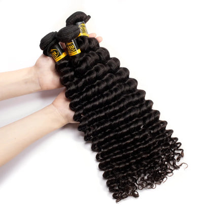Mink Hair TopSelling 3 bundles deal Deep Wave