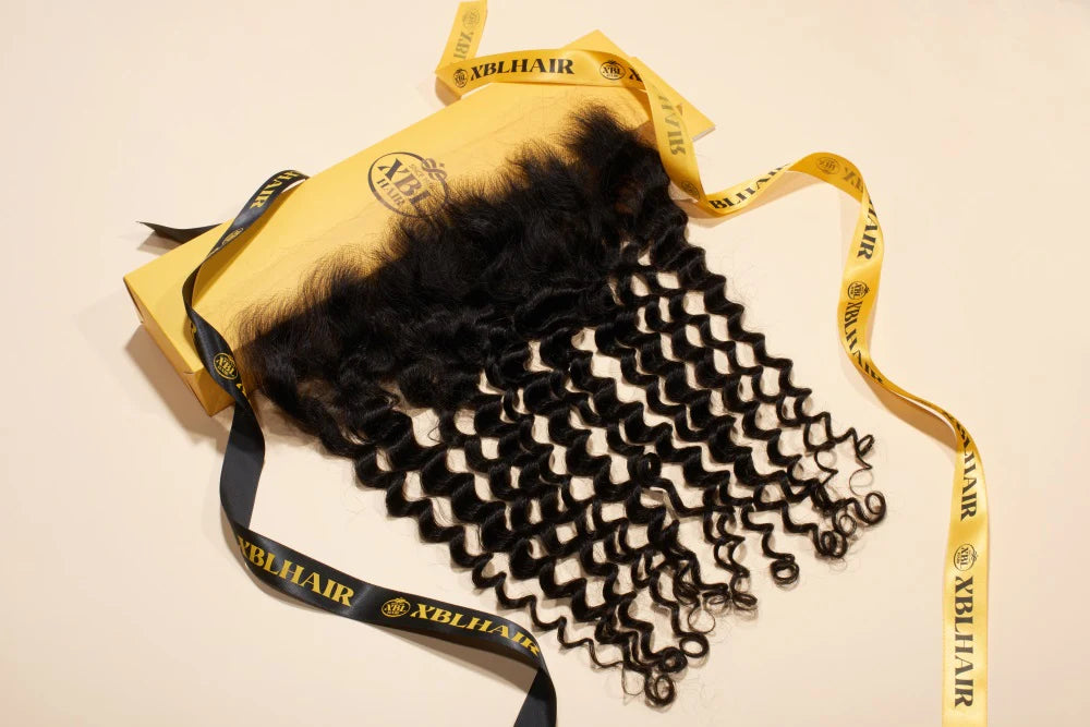 Hair 13x4 HD Lace Frontal Deep Wave Small Knots Preplucked Hairline