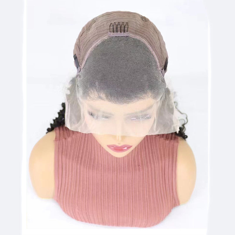 Deep Wave Lace Front Wig Human Hair – 13x4 Half Lace, Full Hand-Weaving, Dyeable, for All Skin Tones & Face Shapes2