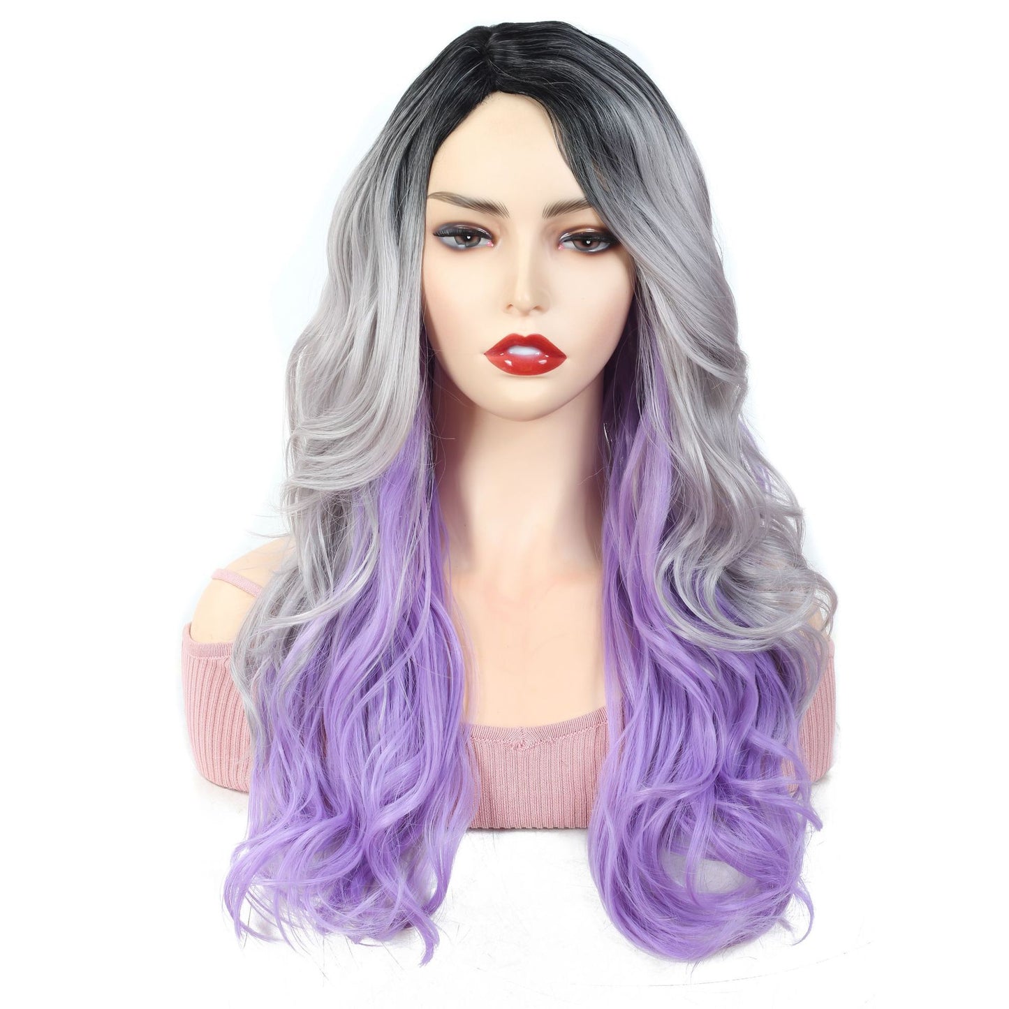 Elegant Star Fashion Long Wig for Ladies – Versatile Bangs, High-Temperature Fiber, and Trendy Look