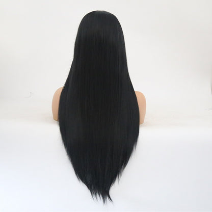 European & American Fashion Lace Front Wig – Long Straight Hair