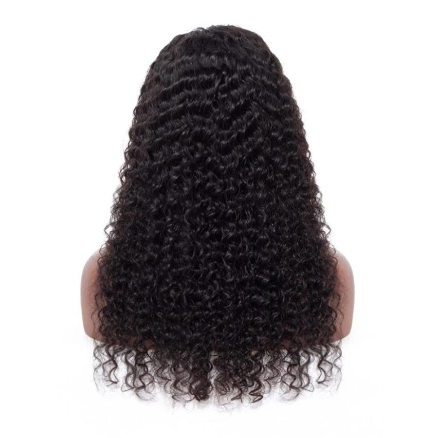 European & American Front Lace Wig – Long Curly Hair, Hand-Woven, Korean Silk, Star Fashion, Long Bangs