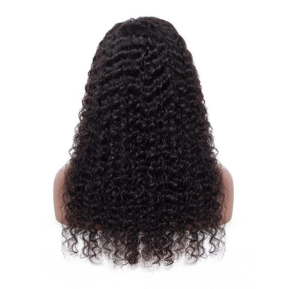European & American Front Lace Wig – Long Curly Hair, Hand-Woven, Korean Silk, Star Fashion, Long Bangs
