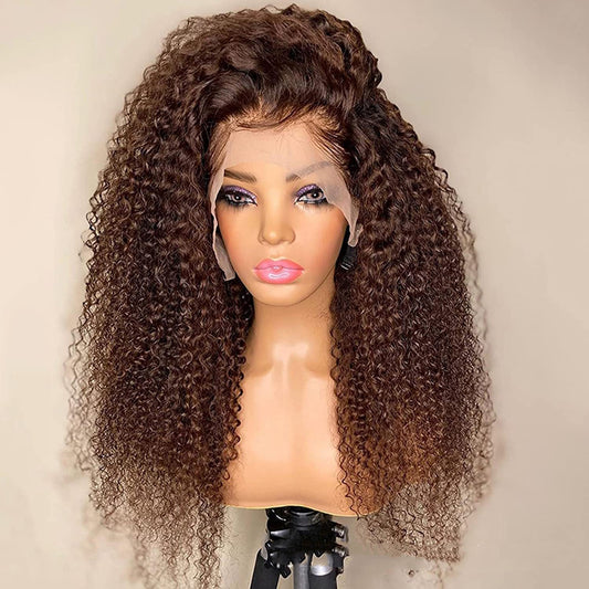 European & American Front Lace Wig – Natural Korean Silk Hair
