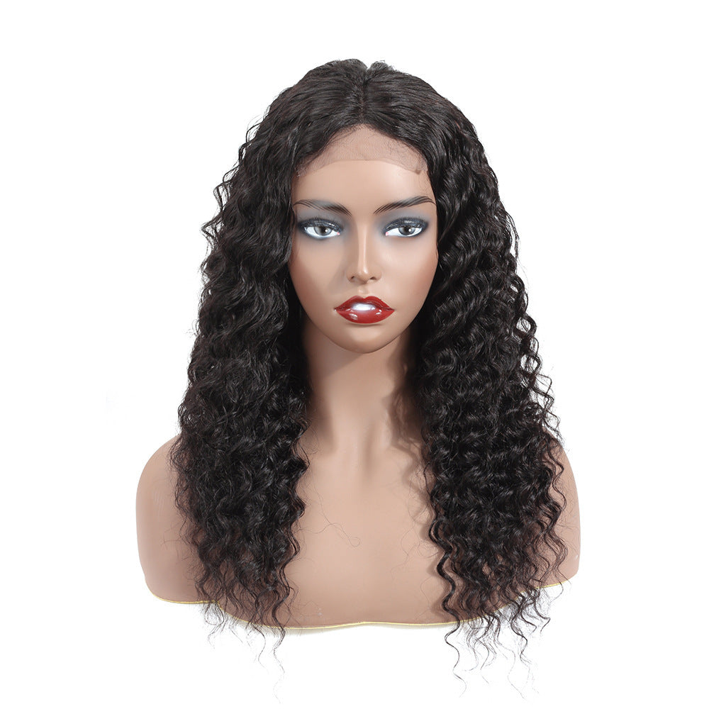European & American Human Hair Wig – Real Lace Front Wig, 8-20 Inches, Natural 1B Color, Premium Quality