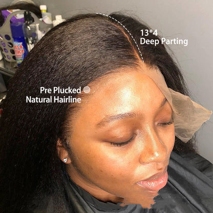 Exotic Women's Curly Lace Front Wig – Real Human Hair, Multiple Lengths4