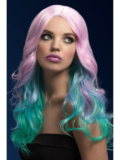 Elegant Pastel Ombre Long Wave Wig – Heat-Resistant, Adjustable, and Professional Quality