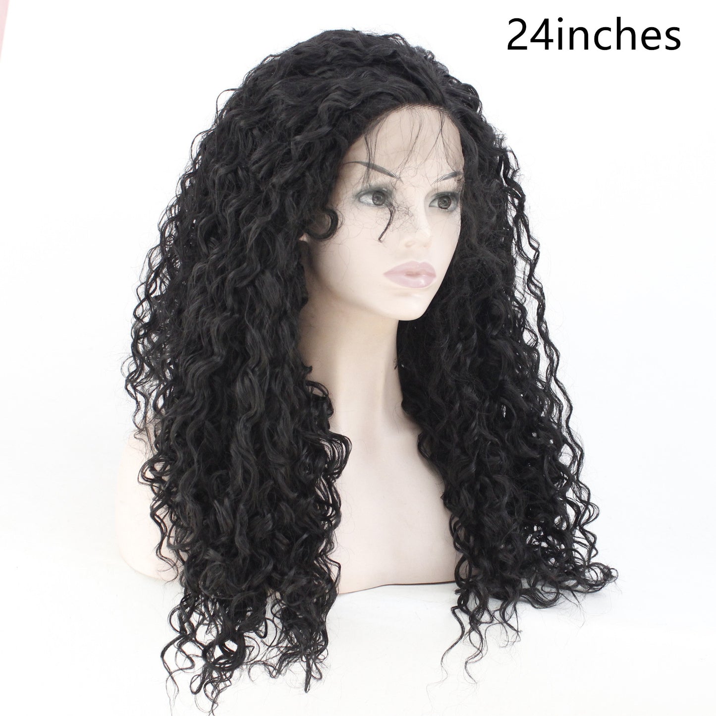 Fashion Partial Long Curly Hair Chemical Fiber Wig – Exotic Style, Lifelike Curly Texture, Heat-Friendly, for Ladies