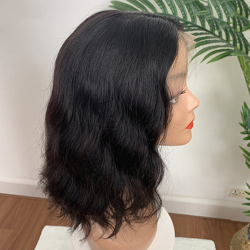 Front Lace Bob Headgear Bobo Wig | Body Wave Real Human Hair | Dyeable & Ironable | Natural Style for Ladies2