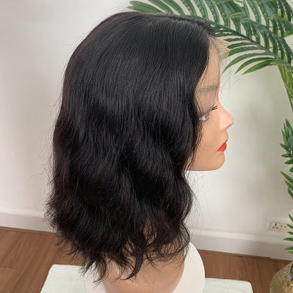 Front Lace Bob Headgear Bobo Wig | Body Wave Real Human Hair | Dyeable & Ironable | Natural Style for Ladies2