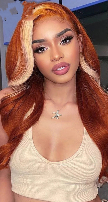 Ginger Body Wave Lace Front Wig 613 Blonde – Medium & Long Length, 150% & 180% Density, Natural Human Hair2