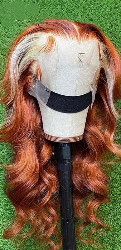 Ginger Body Wave Lace Front Wig 613 Blonde – Medium & Long Length, 150% & 180% Density, Natural Human Hair3