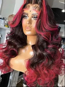 Gradient Orange, Yellow, Blue & Green Real Hair Headgear – Customizable Lengths & Dyeable, Double Layer Mechanism, Perfect for All Face Shapes & Skin Tones6