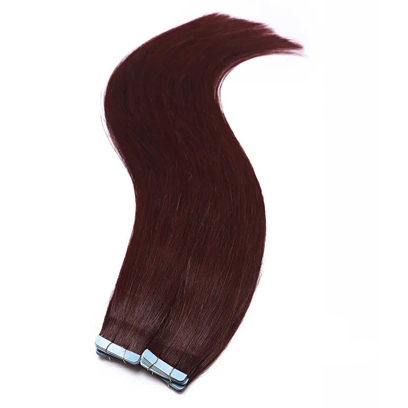 VeSunny 100% Real Human Hair Tape-In Extensions | 12-24 Inch, Silky Straight, Volume & Length