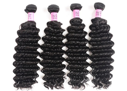 Premium Deep Wave Human Hair Extensions – Natural, Chemical-Free, and Dye-Friendly