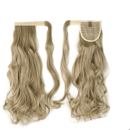17-Inch Wavy Synthetic Clip-In Hair Extensions – Heat Resistant Fiber for Instant Volume & Style