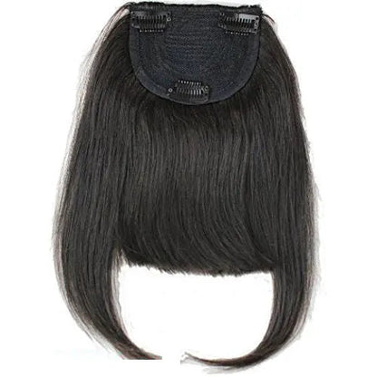 100% Virgin Human Hair Clip-In Fringe – Straight, Dyeable & Easy-to-Wear