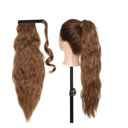 17-Inch Wavy Synthetic Clip-In Hair Extensions – Heat Resistant Fiber for Instant Volume & Style