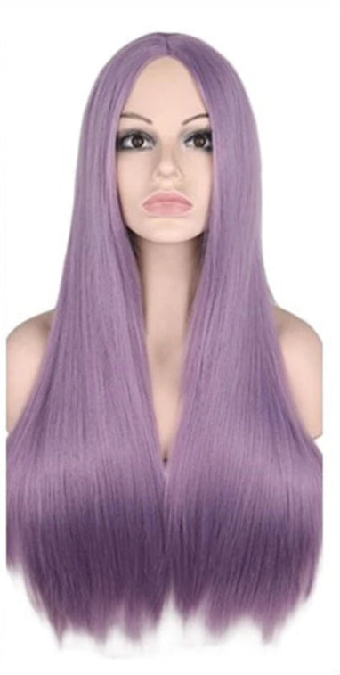 Long Straight Heat-Resistant Synthetic Wig – 150% Density for Daily Use