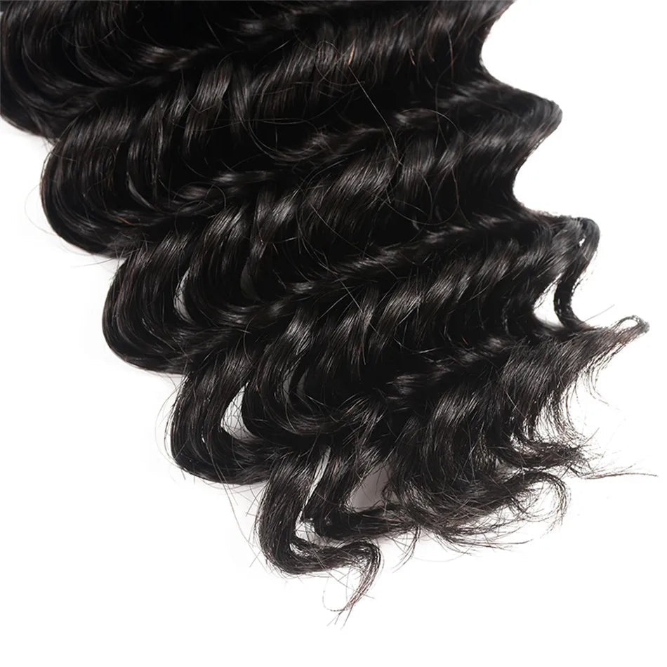 Premium Deep Wave Human Hair Extensions – Natural, Chemical-Free, and Dye-Friendly
