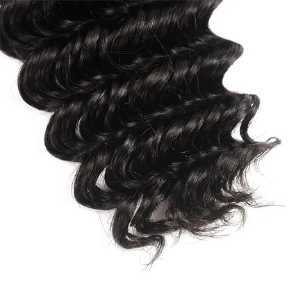 Premium Deep Wave Human Hair Extensions – Natural, Chemical-Free, and Dye-Friendly