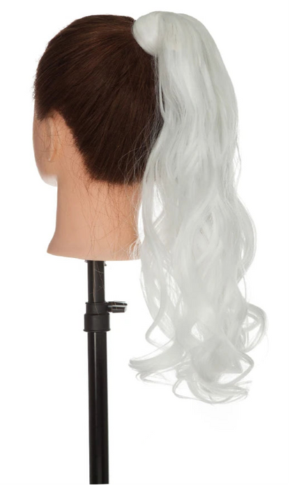 17-Inch Wavy Synthetic Clip-In Hair Extensions – Heat Resistant Fiber for Instant Volume & Style