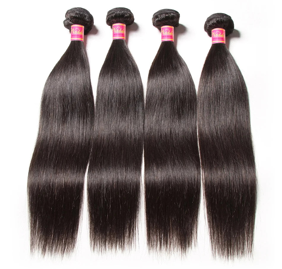 100% Malaysian Straight Human Hair Bundles – Smooth, Durable, and Perfect for Any Style