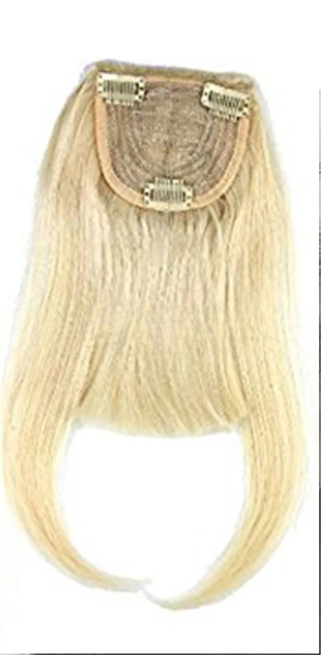100% Virgin Human Hair Clip-In Fringe – Straight, Dyeable & Easy-to-Wear