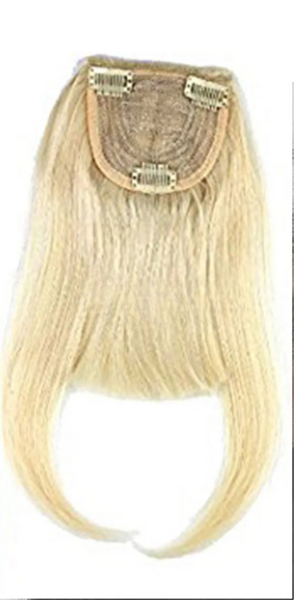 100% Virgin Human Hair Clip-In Fringe – Straight, Dyeable & Easy-to-Wear