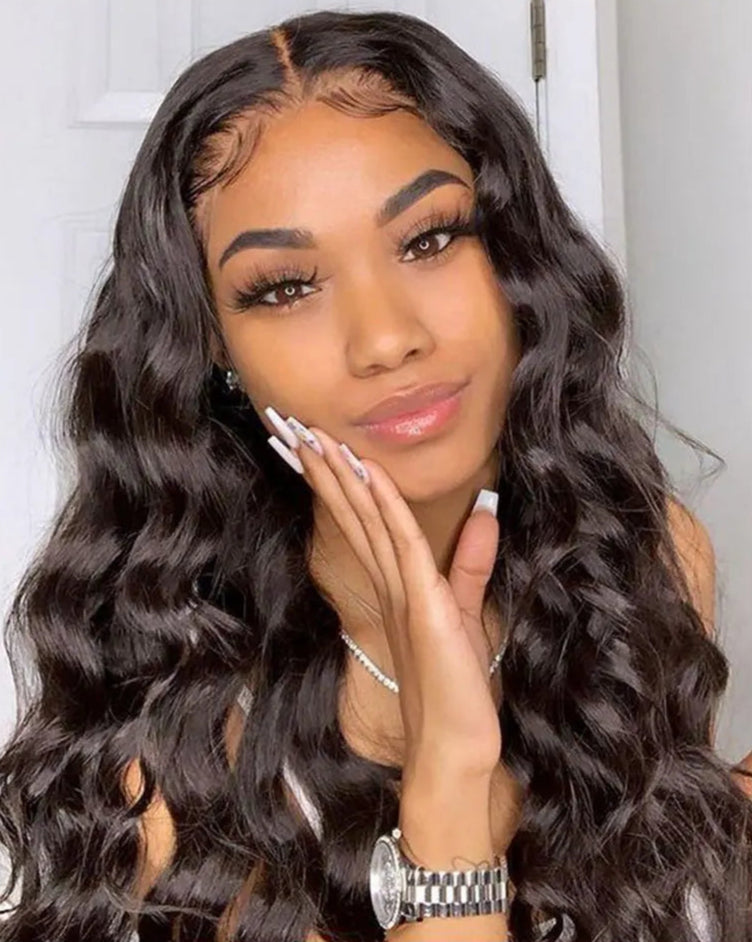 Premium Body Wave Human Hair Bundles - 100% Hair, Machine Double Weft, Dye & Perm Ready