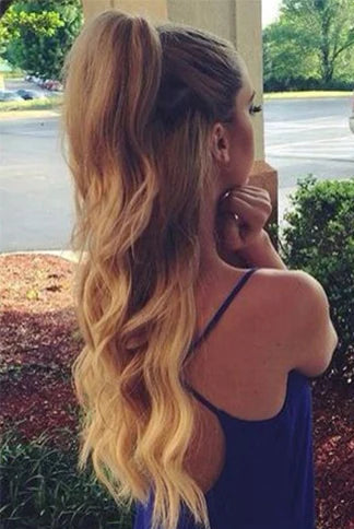 17-Inch Wavy Synthetic Clip-In Hair Extensions – Heat Resistant Fiber for Instant Volume & Style