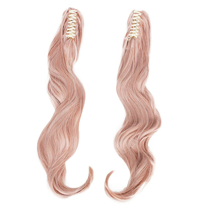 ANOGOL Danganronpa Enoshima Junko Cosplay Wig – Long Pink Synthetic Wig with Adjustable Cap for Halloween & Anime Parties