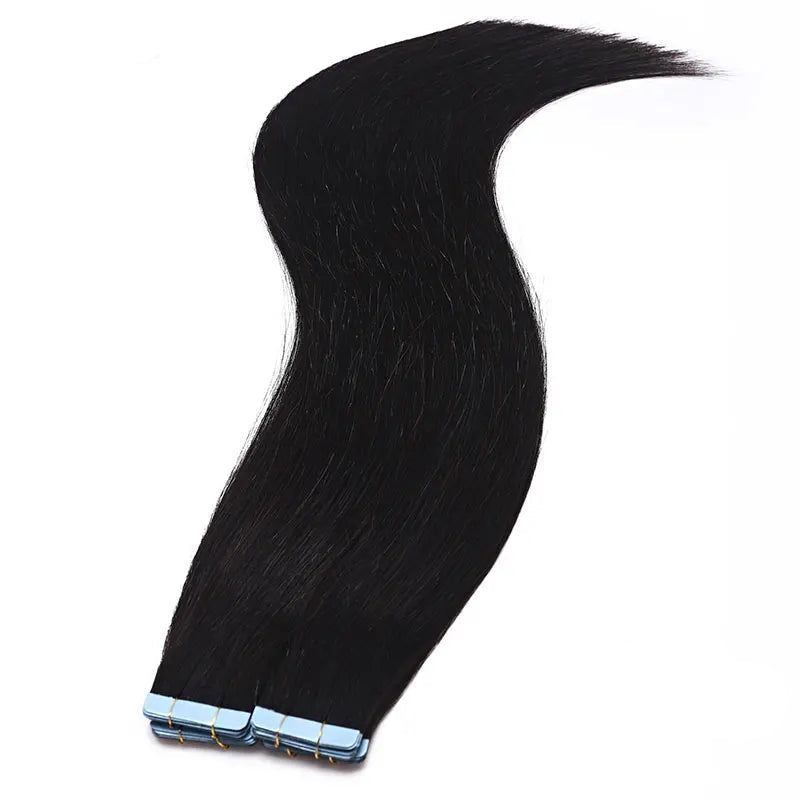 VeSunny 100% Real Human Hair Tape-In Extensions | 12-24 Inch, Silky Straight, Volume & Length