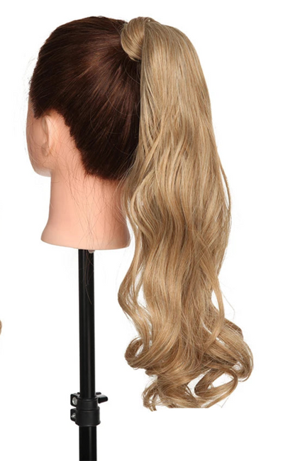 17-Inch Wavy Synthetic Clip-In Hair Extensions – Heat Resistant Fiber for Instant Volume & Style