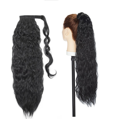 17-Inch Wavy Synthetic Clip-In Hair Extensions – Heat Resistant Fiber for Instant Volume & Style