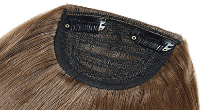 Kanekalon Clip-In Blunt Bangs Hair Extension – Frosted Color, Easy Fit & Washable