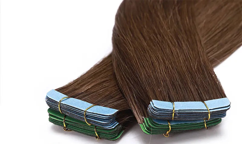 VeSunny 100% Real Human Hair Tape-In Extensions | 12-24 Inch, Silky Straight, Volume & Length