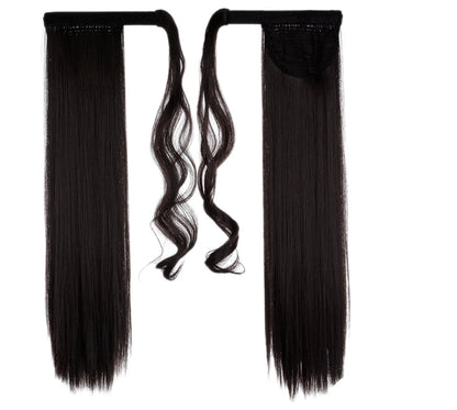 17-Inch Wavy Synthetic Clip-In Hair Extensions – Heat Resistant Fiber for Instant Volume & Style