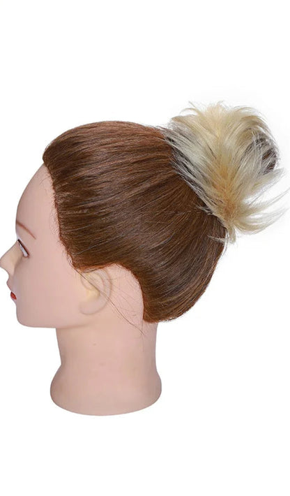 Premium Human Hair Chignon Bun – Lightweight, Natural, and Bouncy Hair Loop