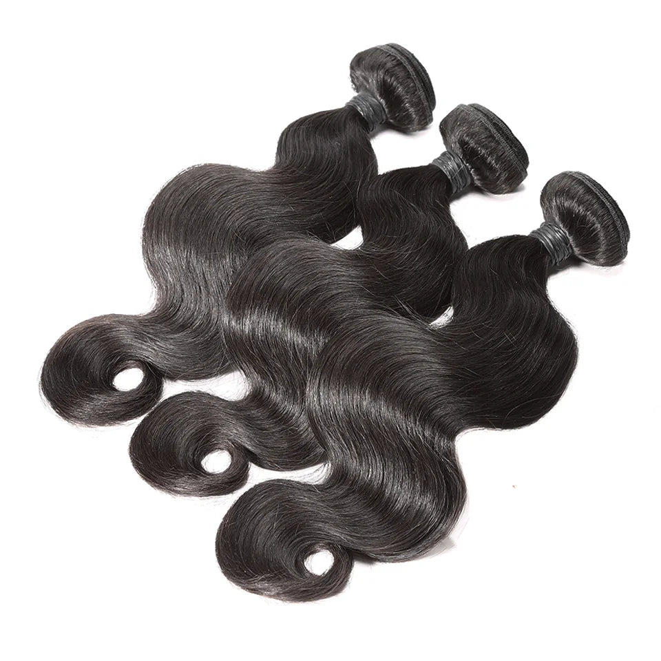 Premium Body Wave Virgin Human Hair Bundles – Sew-In, Double Weft, Natural Look, 90-100g Per Bundle