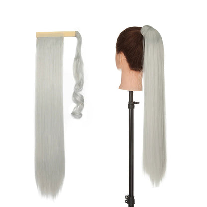 17-Inch Wavy Synthetic Clip-In Hair Extensions – Heat Resistant Fiber for Instant Volume & Style