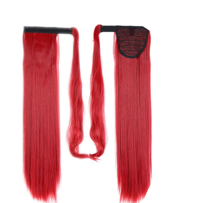 17-Inch Wavy Synthetic Clip-In Hair Extensions – Heat Resistant Fiber for Instant Volume & Style