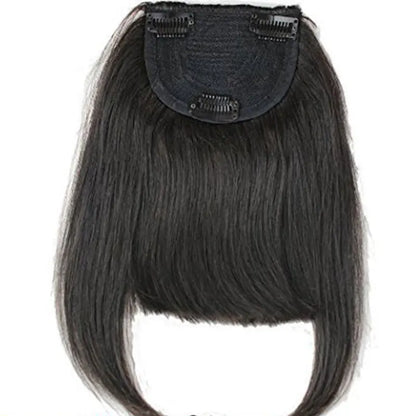 100% Virgin Human Hair Clip-In Fringe – Straight, Dyeable & Easy-to-Wear
