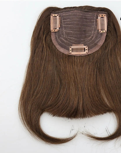 100% Virgin Human Hair Clip-In Fringe – Straight, Dyeable & Easy-to-Wear
