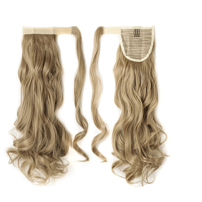 17-Inch Wavy Synthetic Clip-In Hair Extensions – Heat Resistant Fiber for Instant Volume & Style