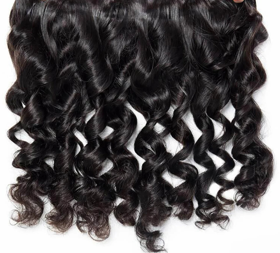 Vallbest Loose Wave Human Hair Bundles – 100% Virgin Hair, 1/3/4 PCS, Tangle-Free & Restyleable