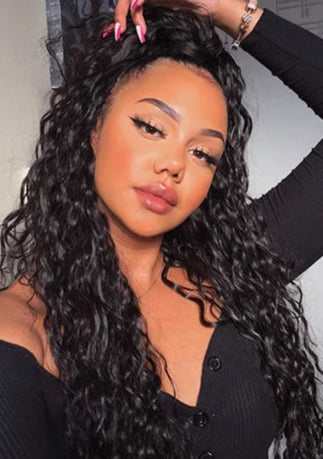 Premium Water Wave Human Hair Bundles – Natural, Unprocessed, and Dye-Friendly